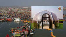 Dome city built in Prayagraj for Maha Kumbh Mela, this viral video giving dome tour will force you to visit