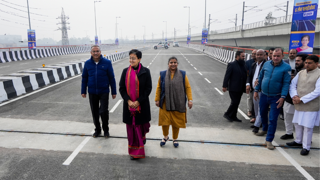 Punjabi Bagh flyover in Delhi