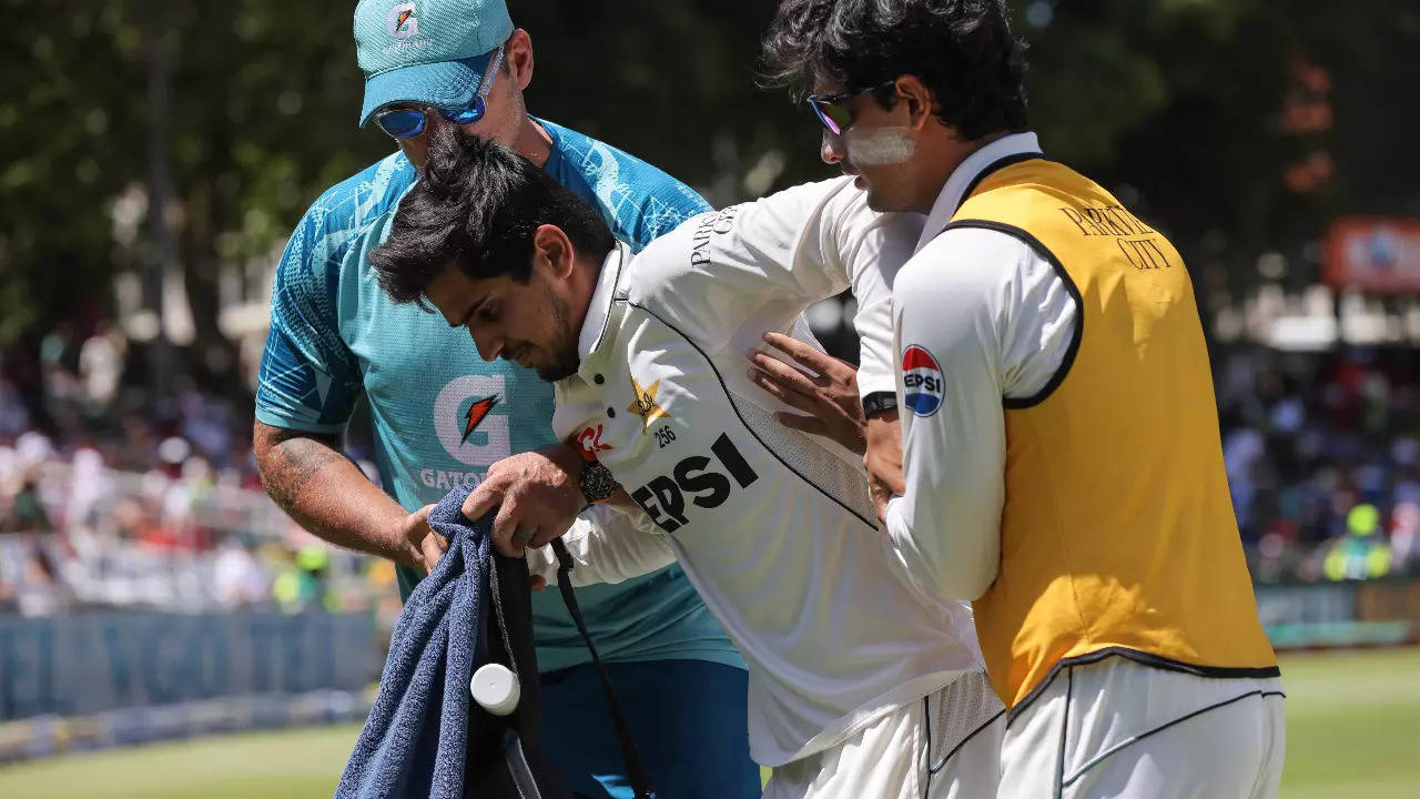 Saim Ayub Taken To Hospital After Freak Injury In 2nd Test vs South Africa