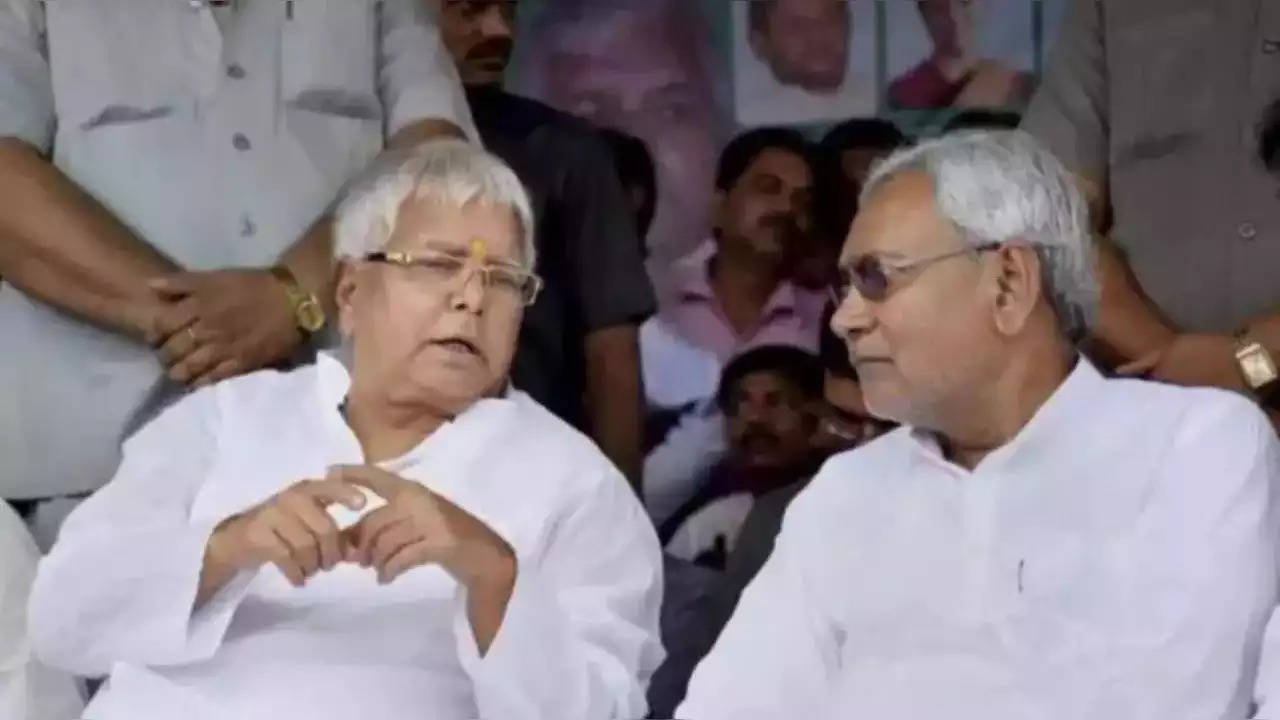 Lalu Yadav and Nitish Kumar.