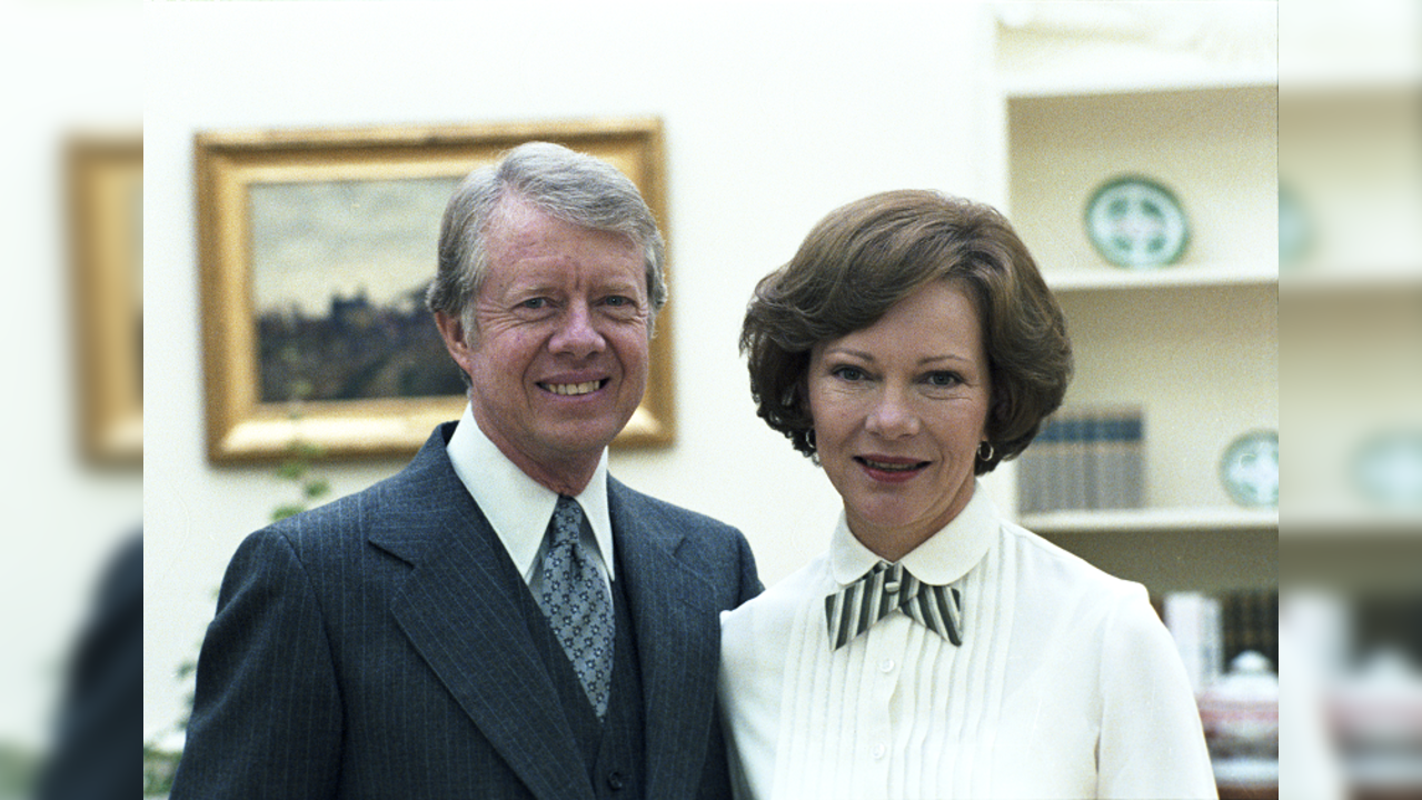 Jimmy Carter with wife Rosalynn Carter  (Photo Credits: X/Twitter)