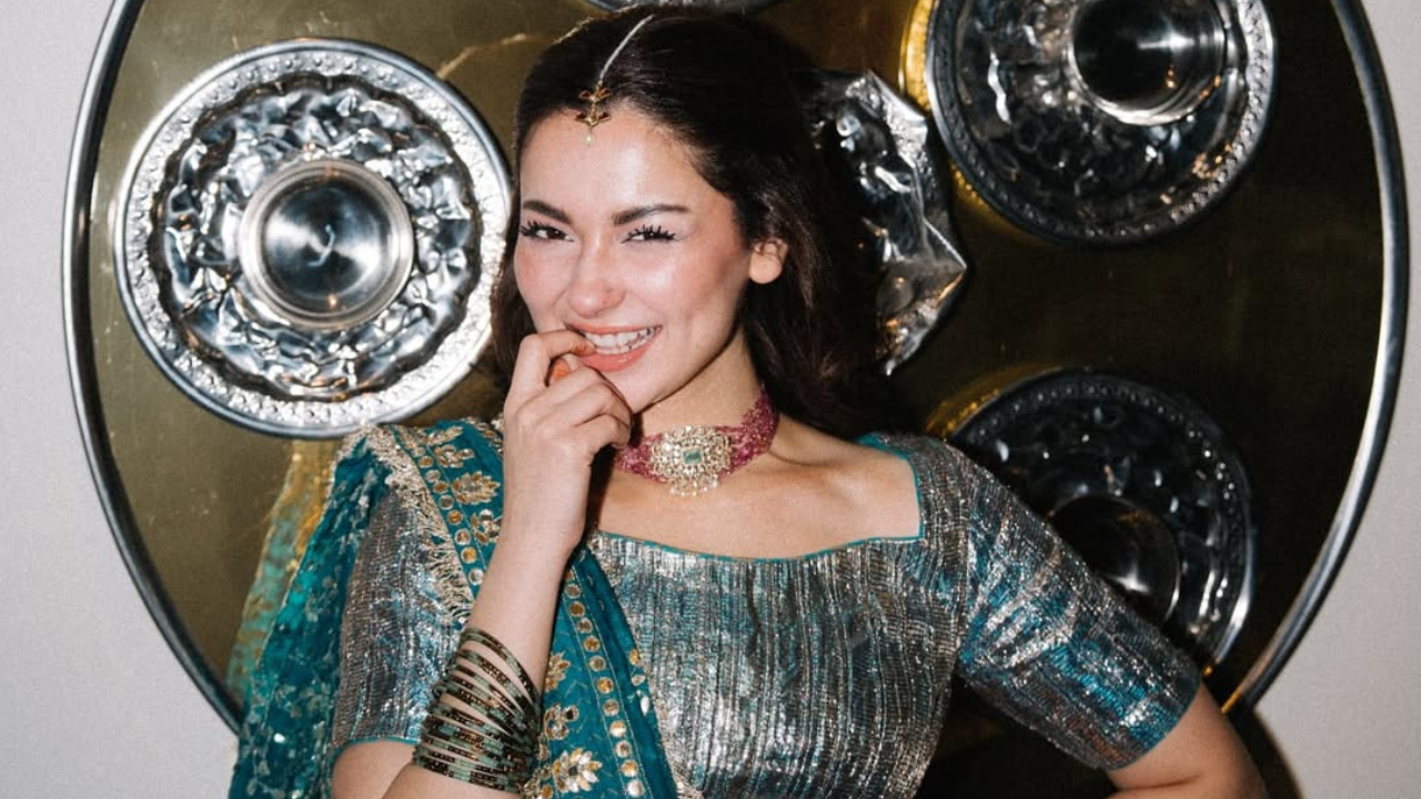 Hania Aamir wears Indian lehenga choli