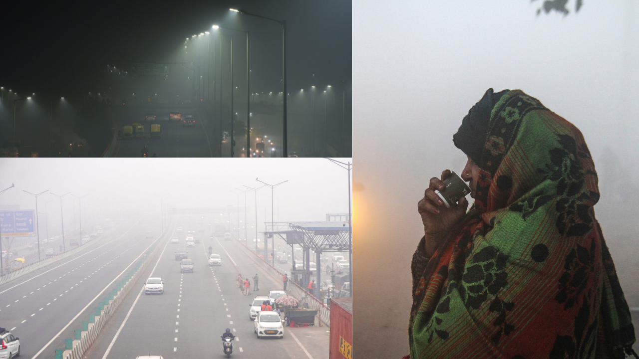 Delhi covered in dense fog