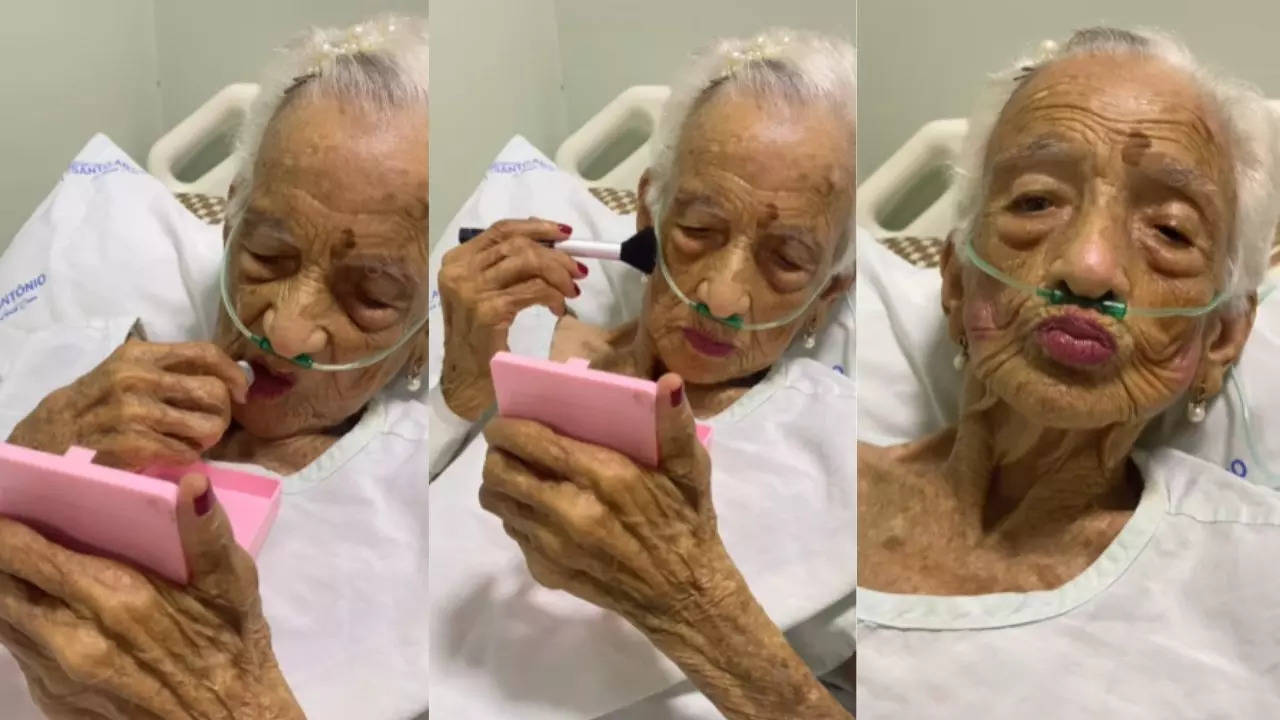 Grandmother Makeup on Hospital Bed (Photo:Instagram)