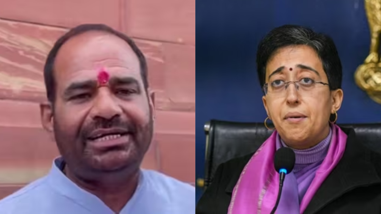 Ramesh Bidhuri and Atishi