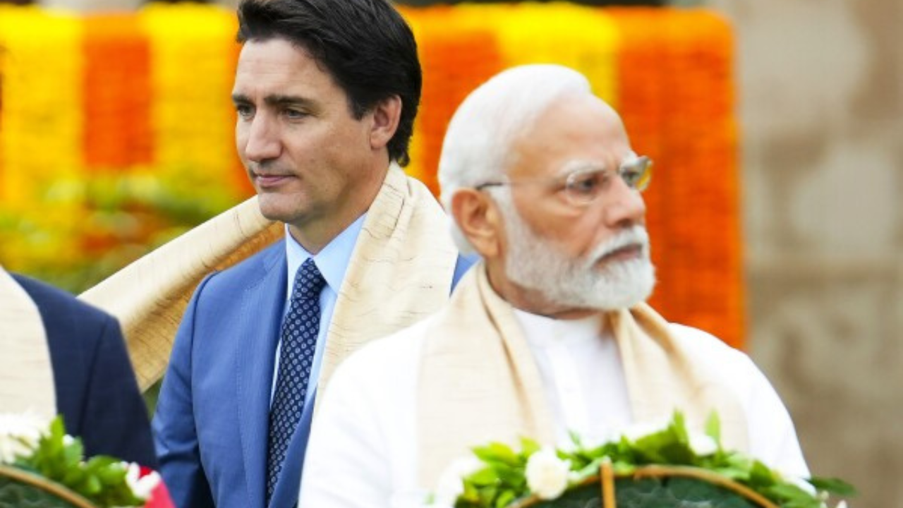 Canada PM Justin Trudeau and India's Narendra Modi