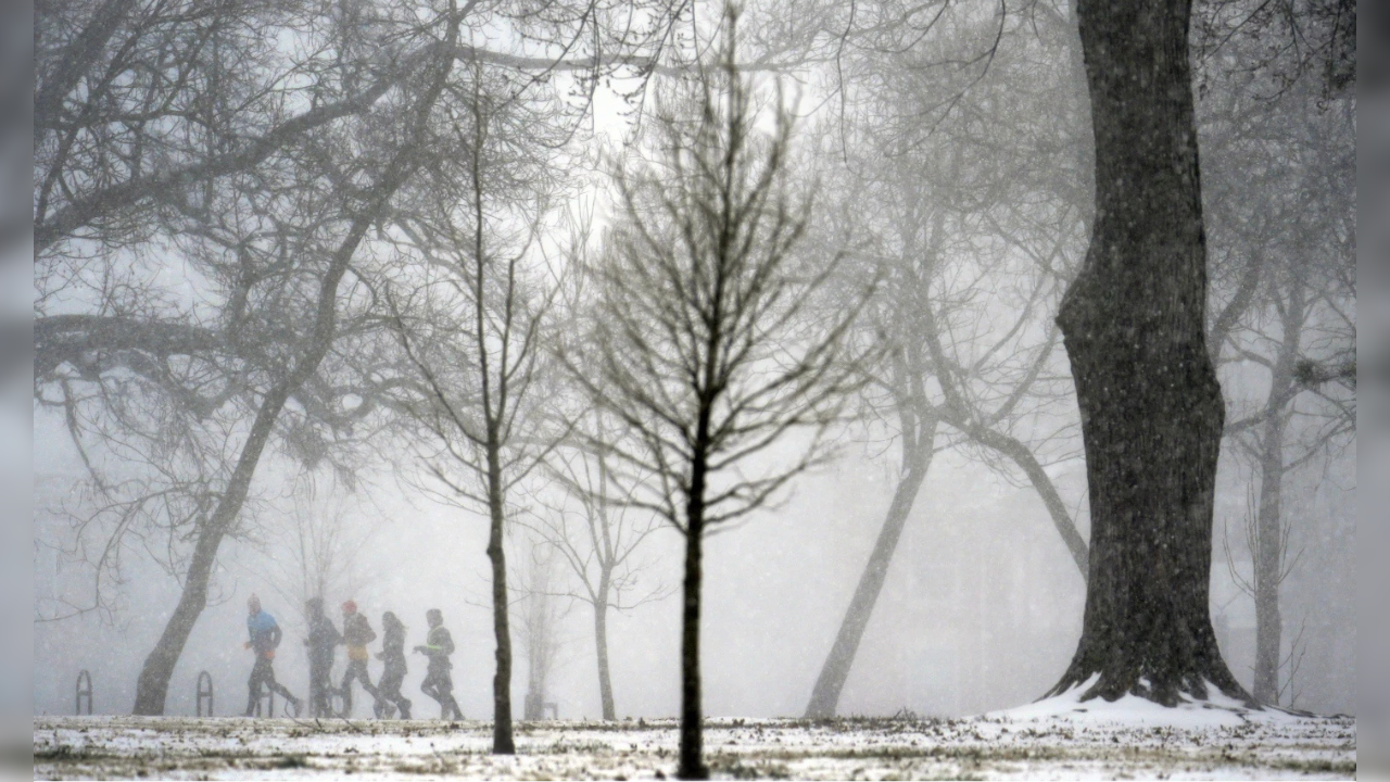 Heavy Snowfall in St Louis on 5 January, 2025.