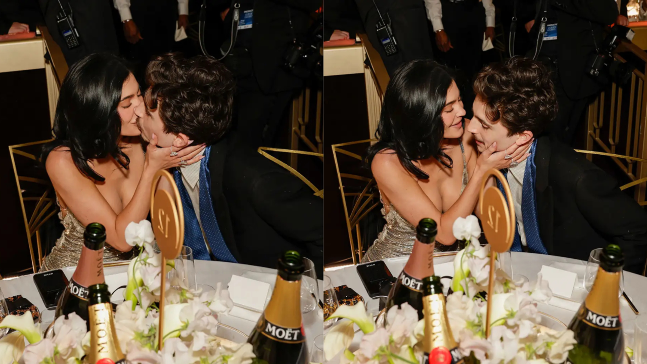 Golden Globes 2025: Timothee Chalamet - Kylie Jenner Pack On PDA, Share Kiss At Award Show