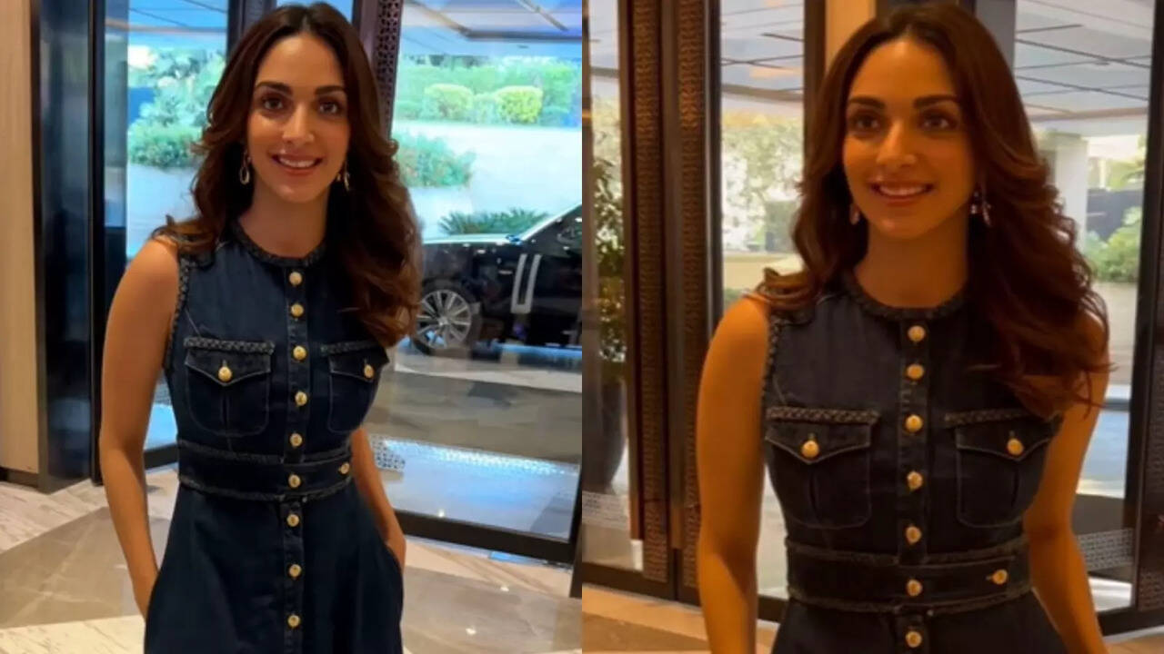 Kiara Advani Stuns In Denims As She Makes First Appearance After Being Advised Bed Rest