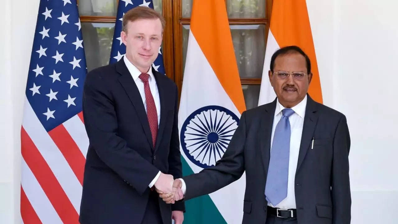 Jake Sullivan with NSA Ajit Doval