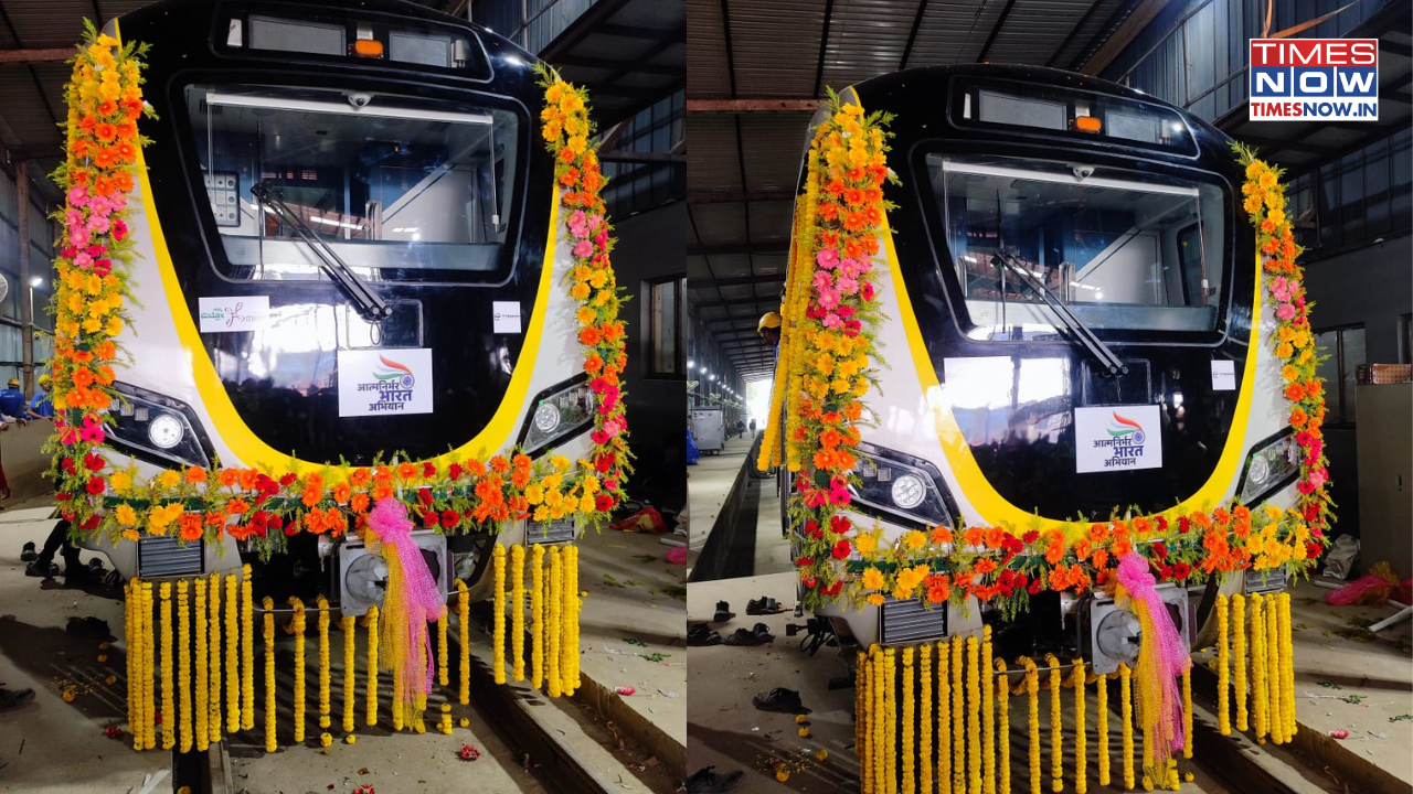 First CBTC Train Rolled Out for Bengaluru Metro's Yellow Line