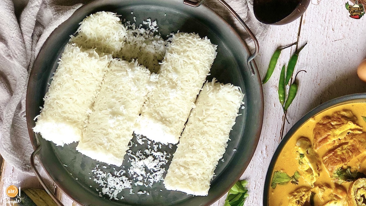 mani puttu for breakfast, this srilankan steamed rice noodle is all you want to start your day