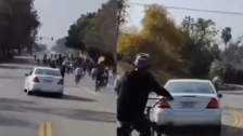 New Orleans-type attack keeps Las Vegas car from hitting 100 cyclists