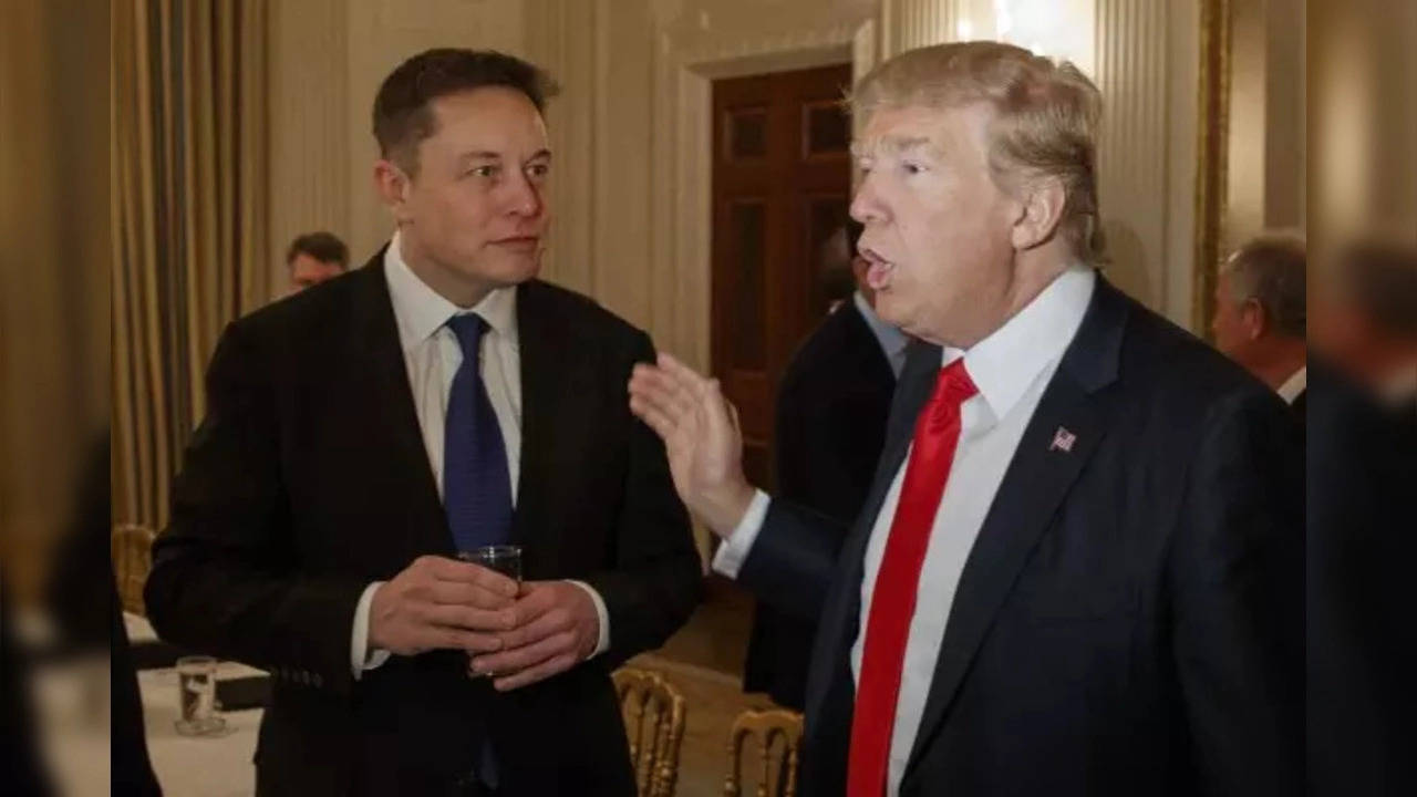 Elon Musk with Donald Trump