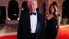 Elon Musk takes care of Donald Trump at Mar-a-Lago and Melania loves it