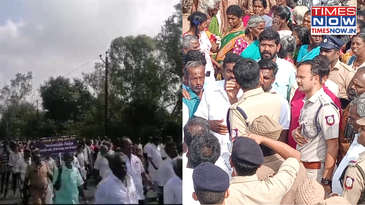 shops closed, traffic disrupted as over 10,000 farmers march 25-km in madurai city