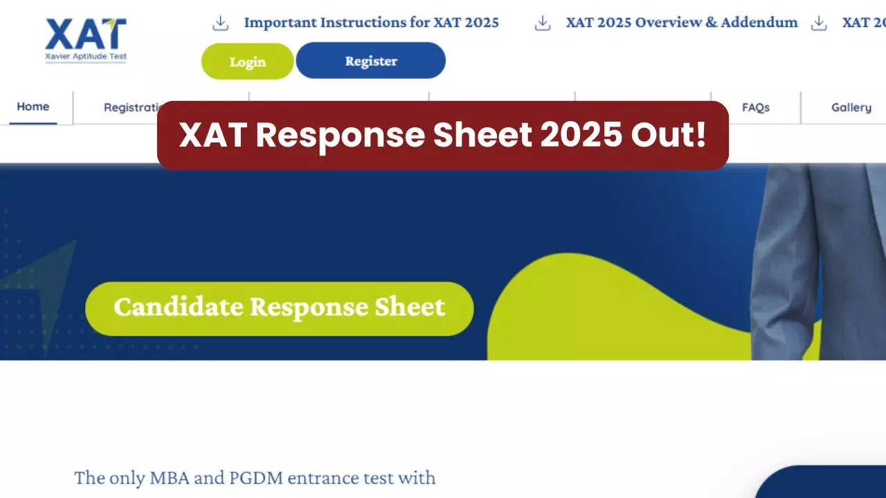 XAT Response Sheet 2025 Out