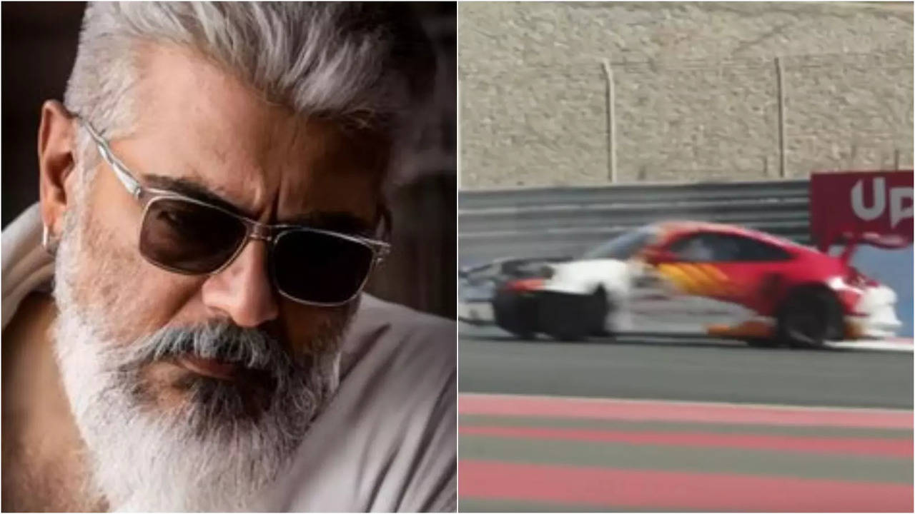 Ajith's Car Crashes On Racing Track At Speed Of 180 KM, Manager Confirms He's Unhurt