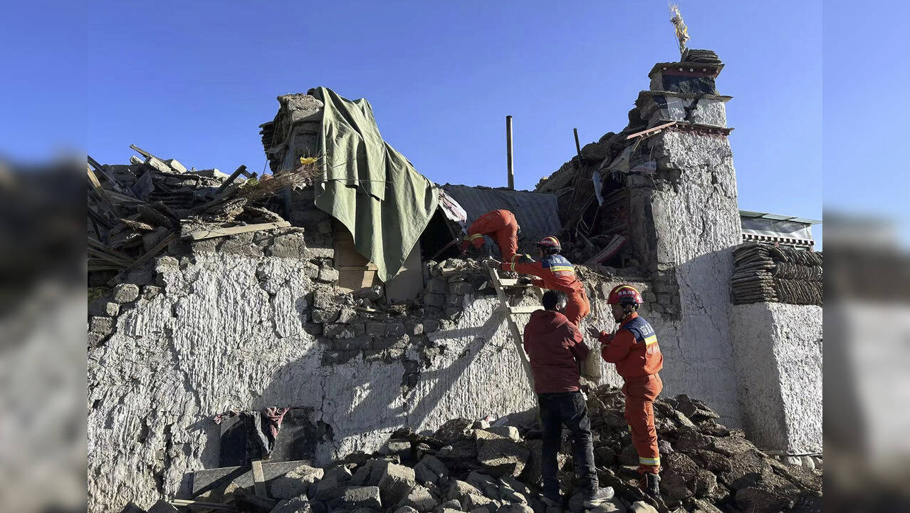 ​A 7.1 magnitude earthquake struck the mountainous Tibet region on Tuesday morning.​