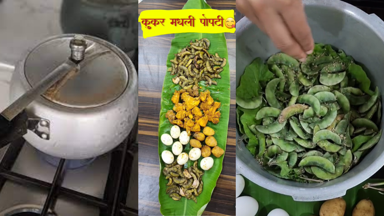 konkan raigad style homemade cooker popti recipe in marathi