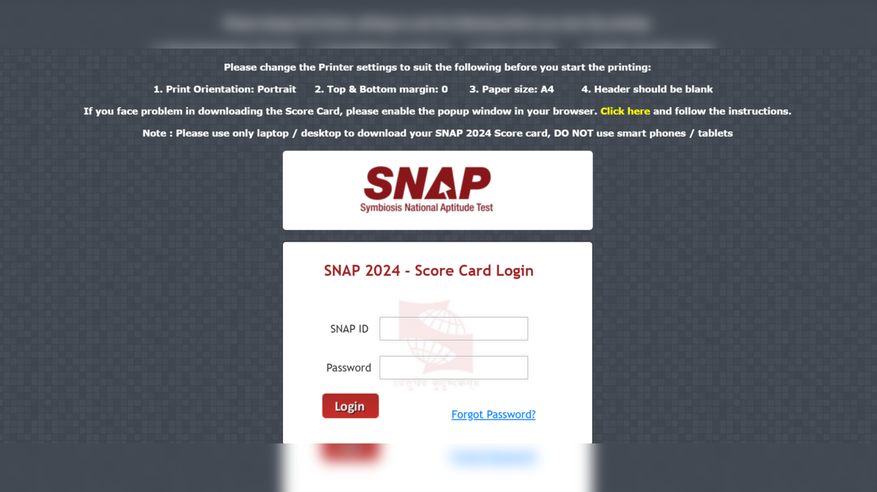 SNAP 2024 Result Released at snaptest.org, Check Result Now