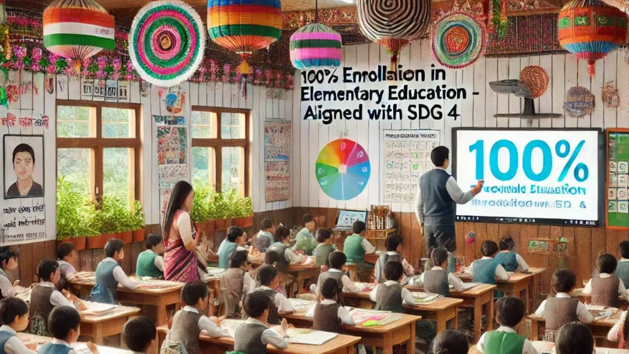 Arunachal Achieves 100% Elementary Enrolment