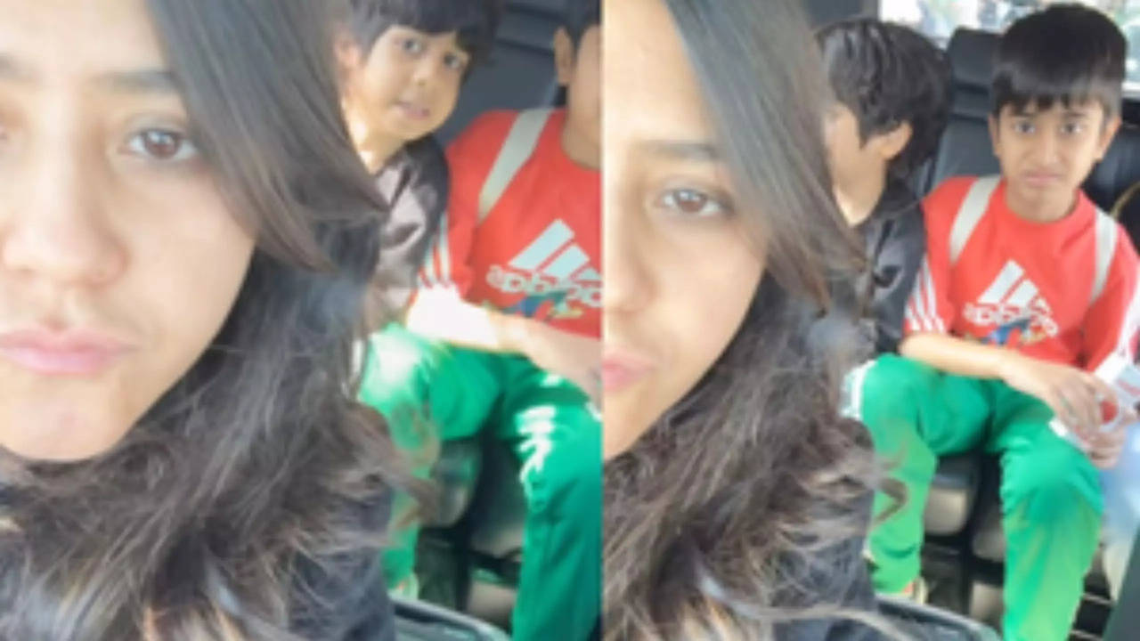 Ekta Kapoor Takes Her Kids On A Joyful Ride - Watch