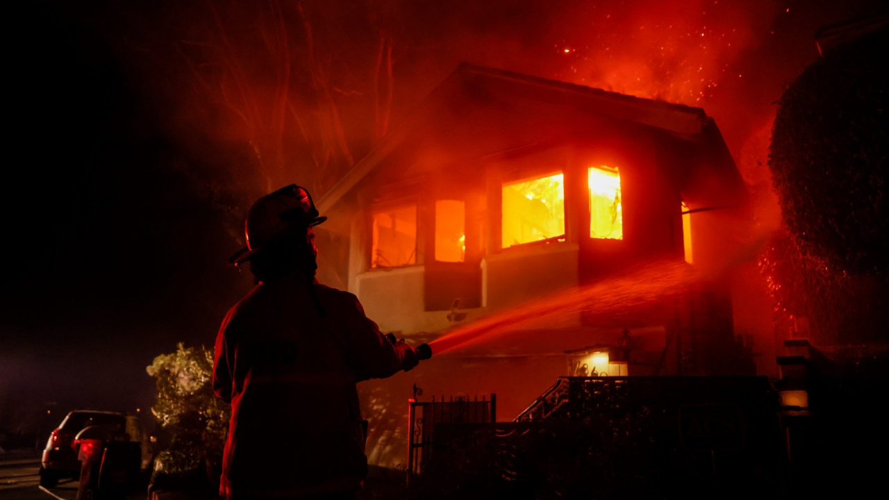 Wildfire in Los Angeles