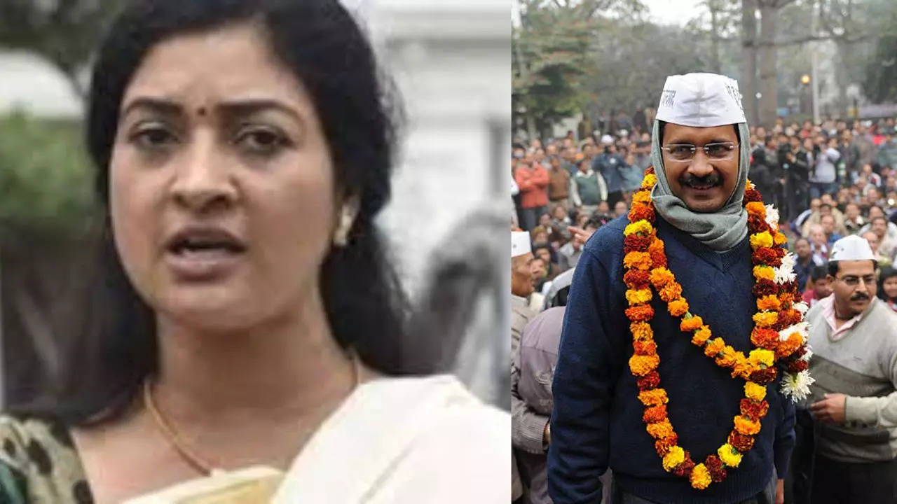 Ahead of Delhi Polls, Alka Lamba Criticises Kejriwal for Abandoning His 'White Cap'