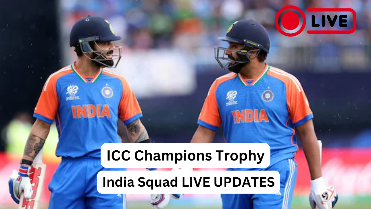 ICC Champions Trophy India Squad Announcement HIGHLIGHTS Rohit Sharma Captain Virat Kohli KL Rahul IN No Jasprit Bumrah