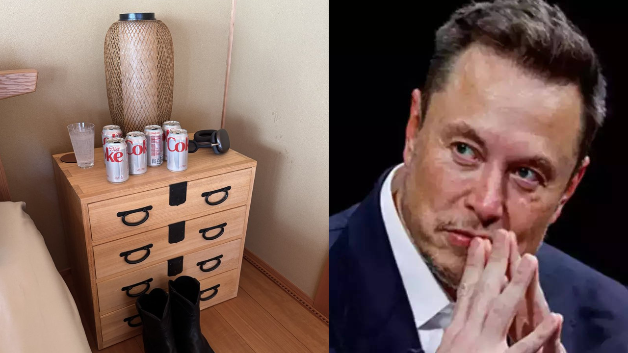 Elon Musk Reveals His Love For Diet Coke In Viral Image