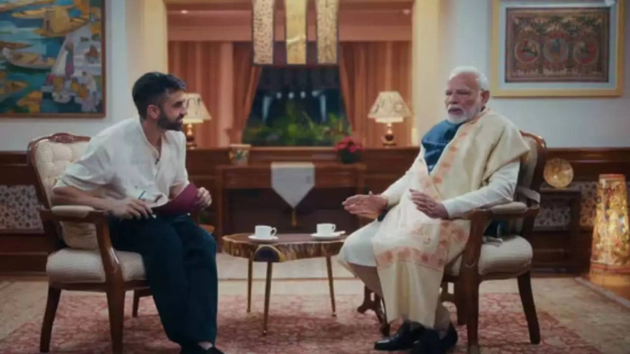 PM Modi with Nikhil Kamath