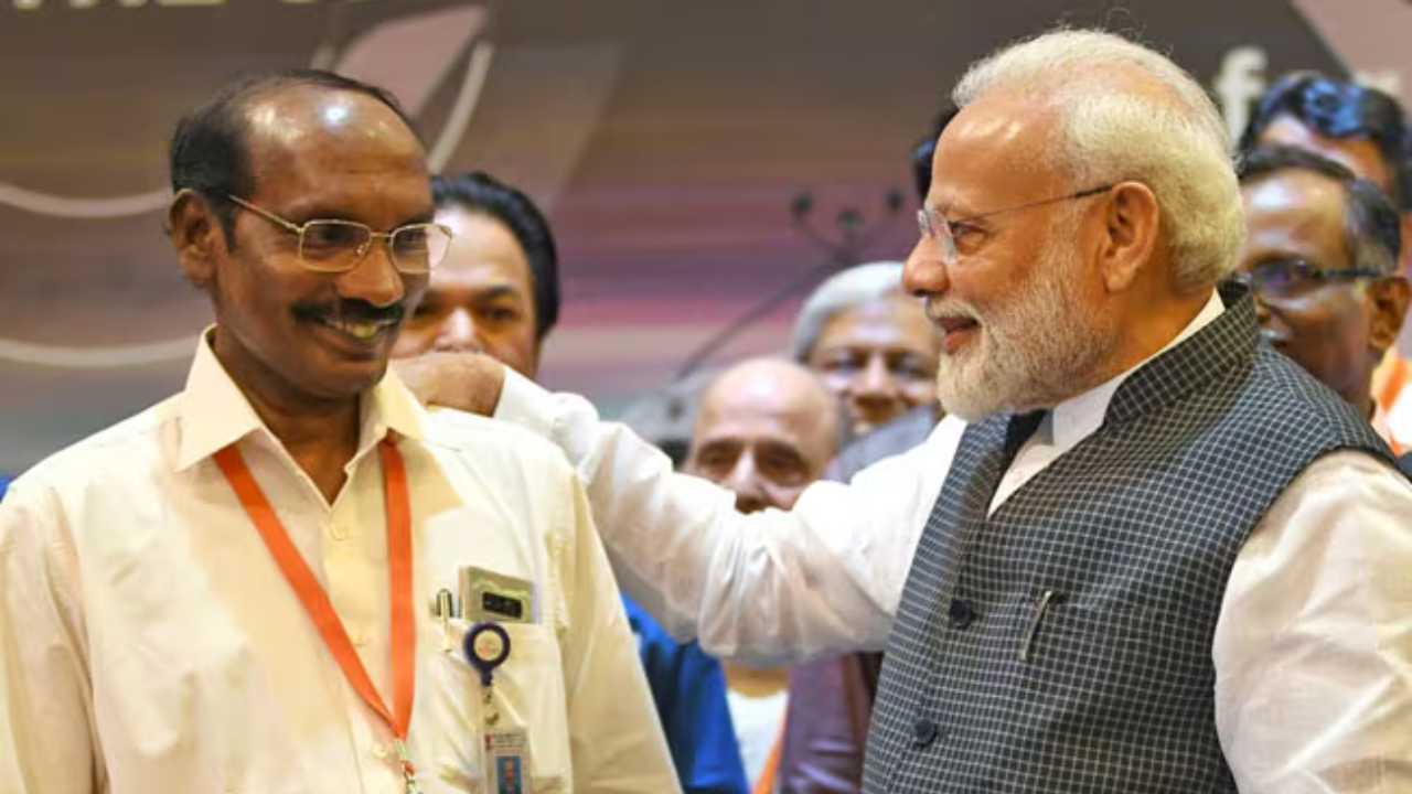 Prime Minister Narendra Modi With K Sivan