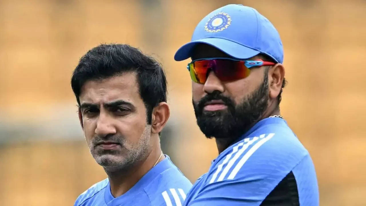 Gautam Gambhir Upset With Rohit Sharma After India Captain Delays ...