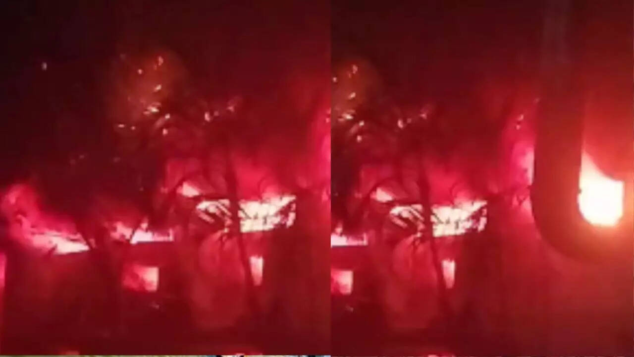 pune: massive fire breaks out at private firm in bhosari midc area