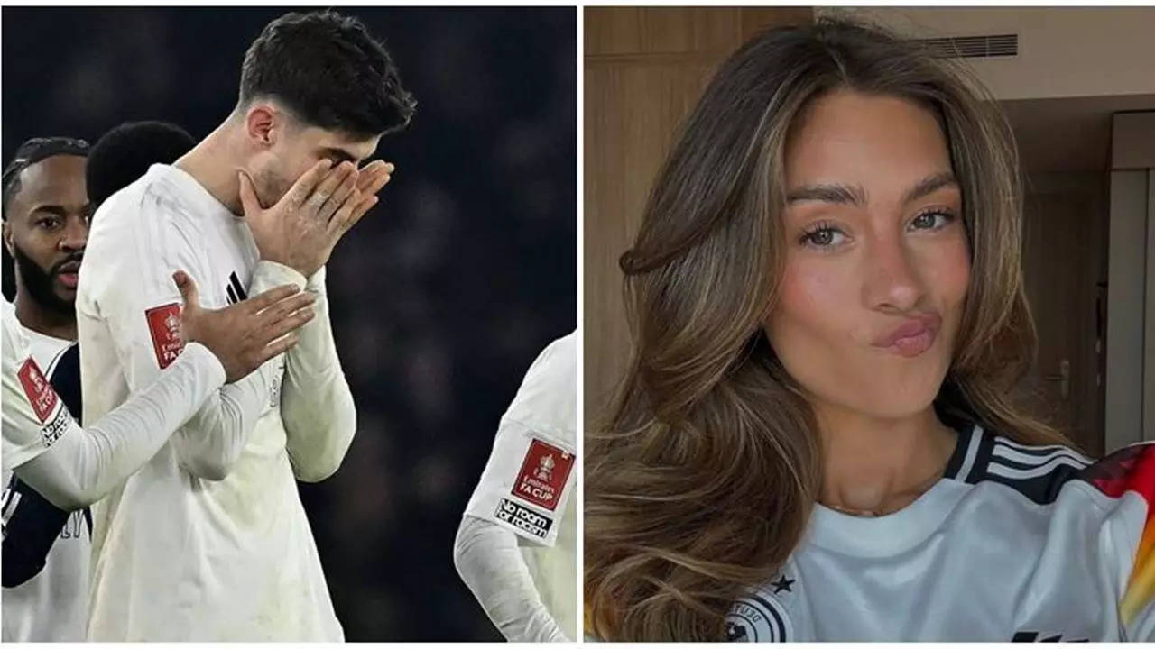 Kai Havertz’s wife shares sickening messages after Arsenal’s FA Cup loss to Manchester United