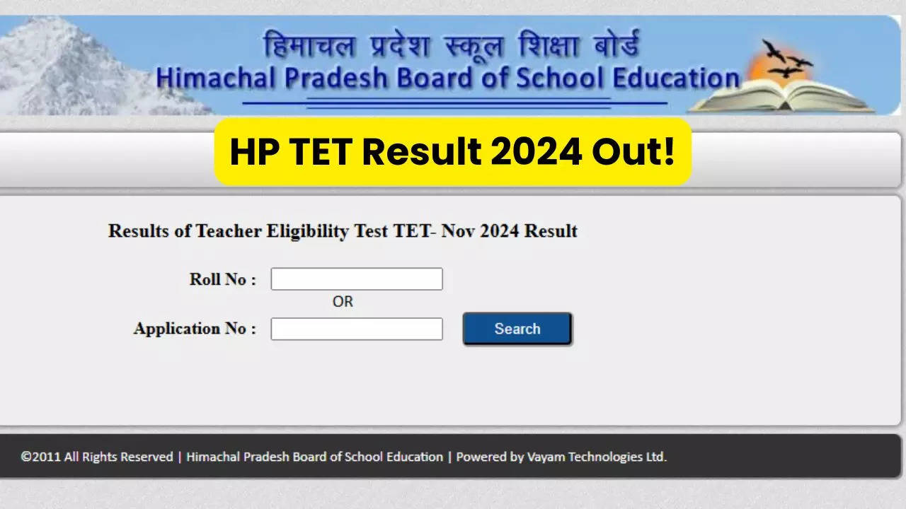 HP TET Result 2024 Out