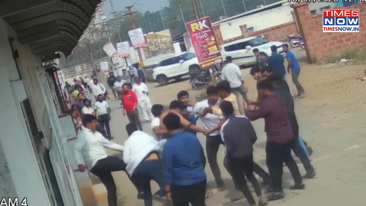 angry engineering students brawl in pune college over minor issue, video goes viral-watch