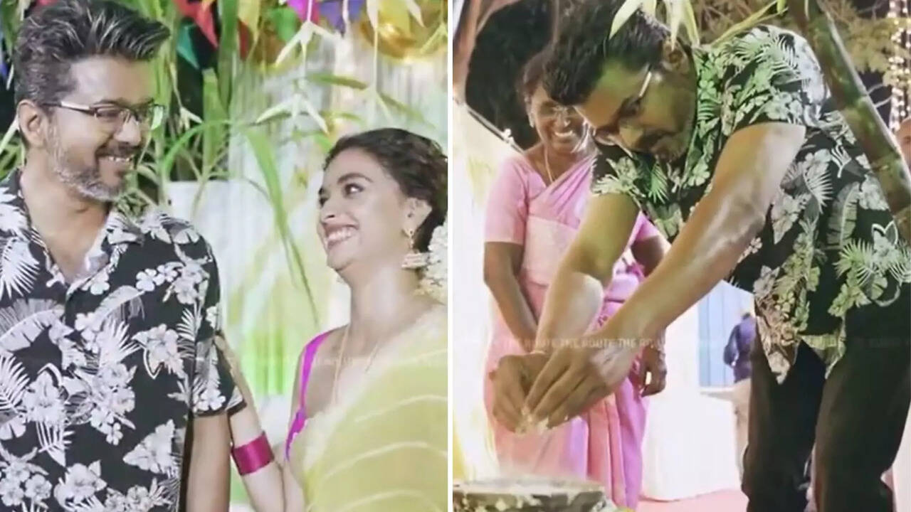  கீர்த்தி சுரேஷுடன் விஜய் பொங்கல் கொண்டாட்டம்.. வைரலாகும் வீடியோ! 