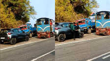Darjeeling toy train ride disrupted due to car parked on tracks