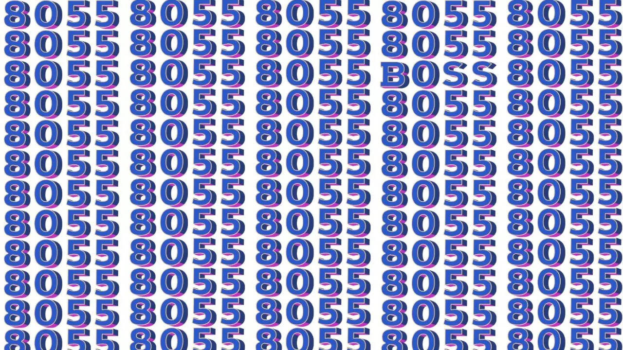 Optical Illusion Test: In A Sea Of 8055, Find The ‘BOSS’