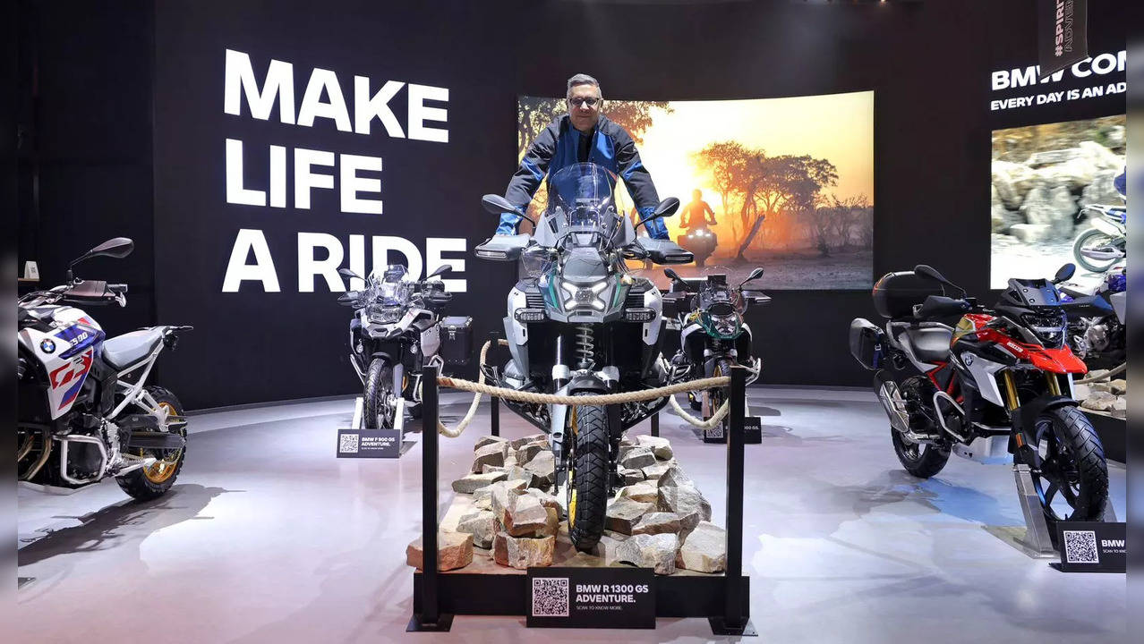 BMW Motorrad Launches 'R 1300 GS Adventure' At The Bharat Mobility Expo 2025.