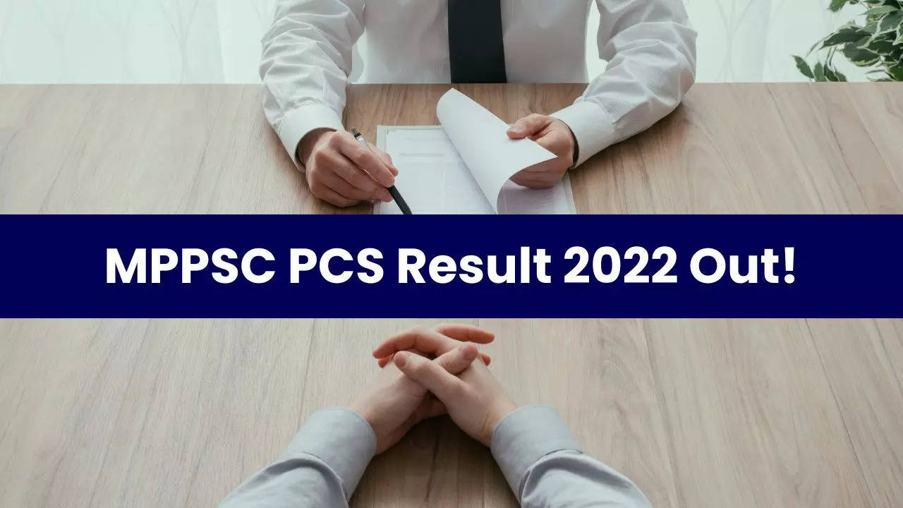 MPPSC PCS Result 2022 Out