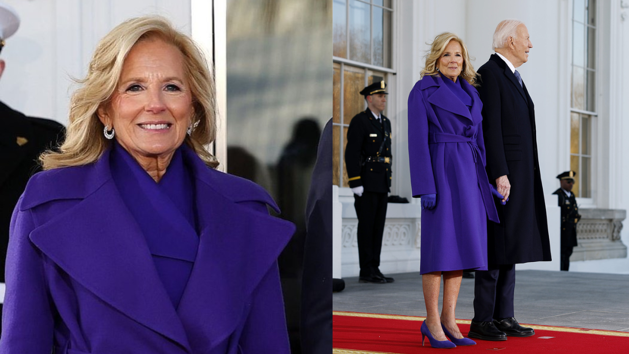 Decoding Jill Biden'a purple outfit