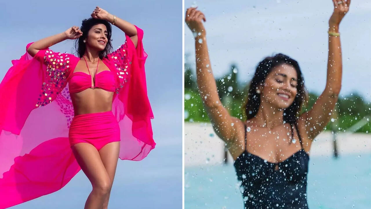  Shriya Saran: 42 வயதிலும் பிகினியில் அசத்தும் ஸ்ரேயா சரணின் லேட்டஸ்ட் பிக்ஸ்! 