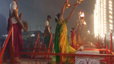 For the first time at Mahakumbh 2025 in Prayagraj, young girls led the Ganga  Aarti at Triveni Sangam, promoting women empowerment. Trained in rituals,  they expressed pride in this opportunity. The festival
