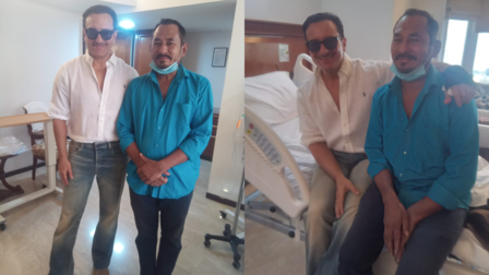 Saif Ali Khan Meets And Clicks Pics With Auto-Driver Who Took Him To  Hospital, Tells Him 'Fare Will Be Taken Care Of' | Times Now