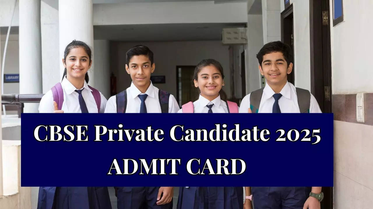 CBSE Private Candidate Admit Card 2025 Release Date