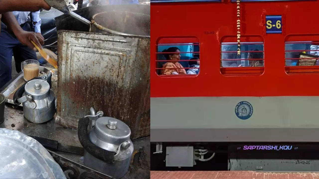 tea flask wash in train toilet video viral tea vendor use train toilet jet to wash tea flask people gave angry reaction on viral video