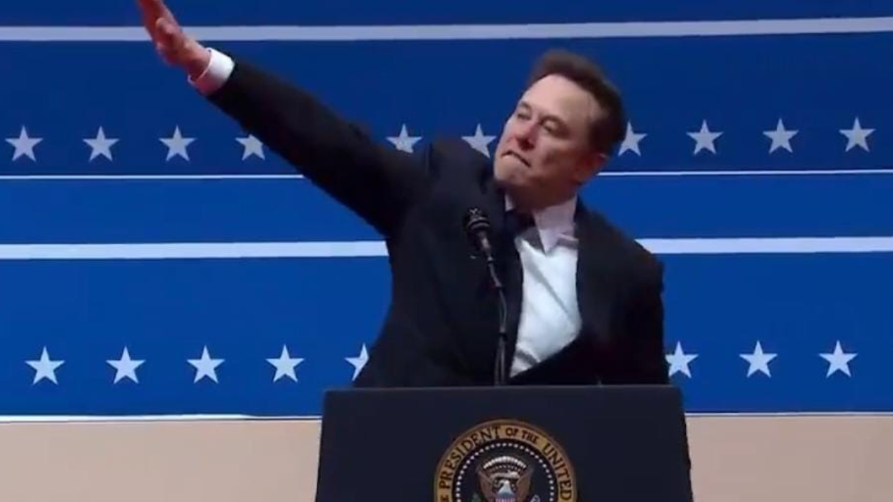 Elon Musk Hitler-Style Nazi Salute